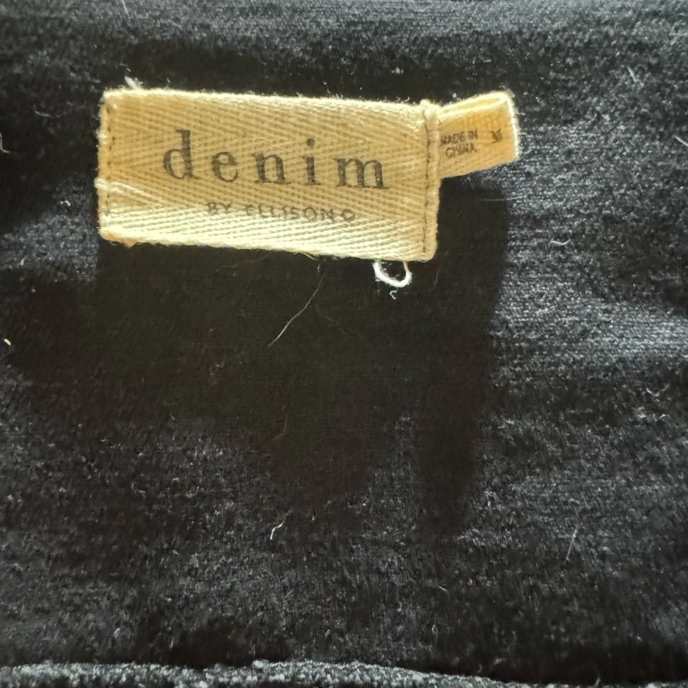 Black Distressed Denim Jacket - Picture 7 of 7